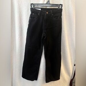 “GIRLS SIZE 9-10 YEARS” ZARA WIDE LEG JEANS (22”INSEAM)